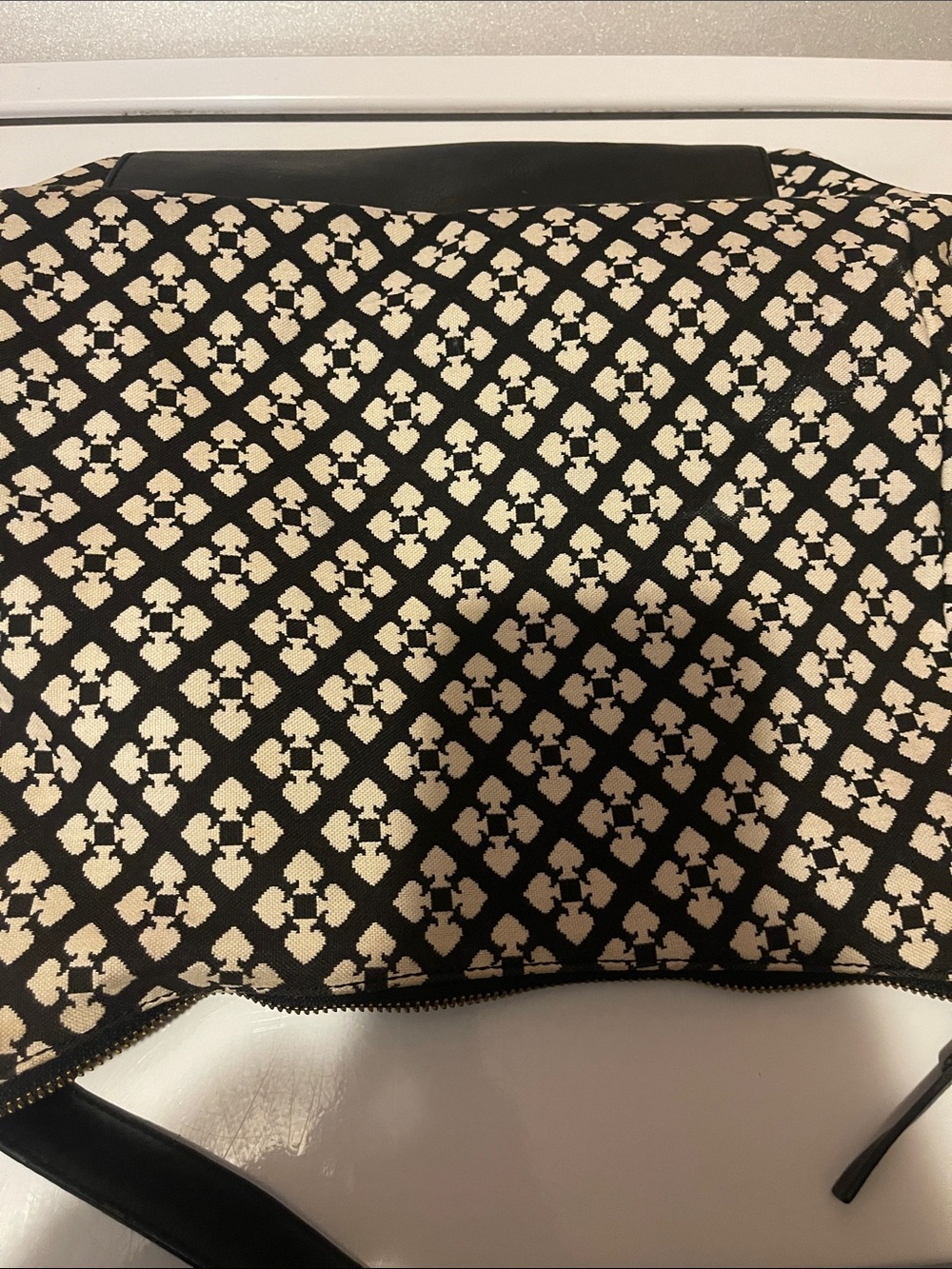 kate spade Cream, Black & Pink Patterned Shoulder Bag - Picture 2 of 4